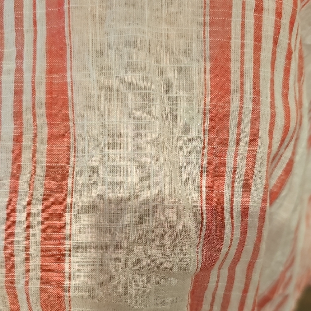 Red Long Sleeve Button Down Shirt - Picture 9 of 9